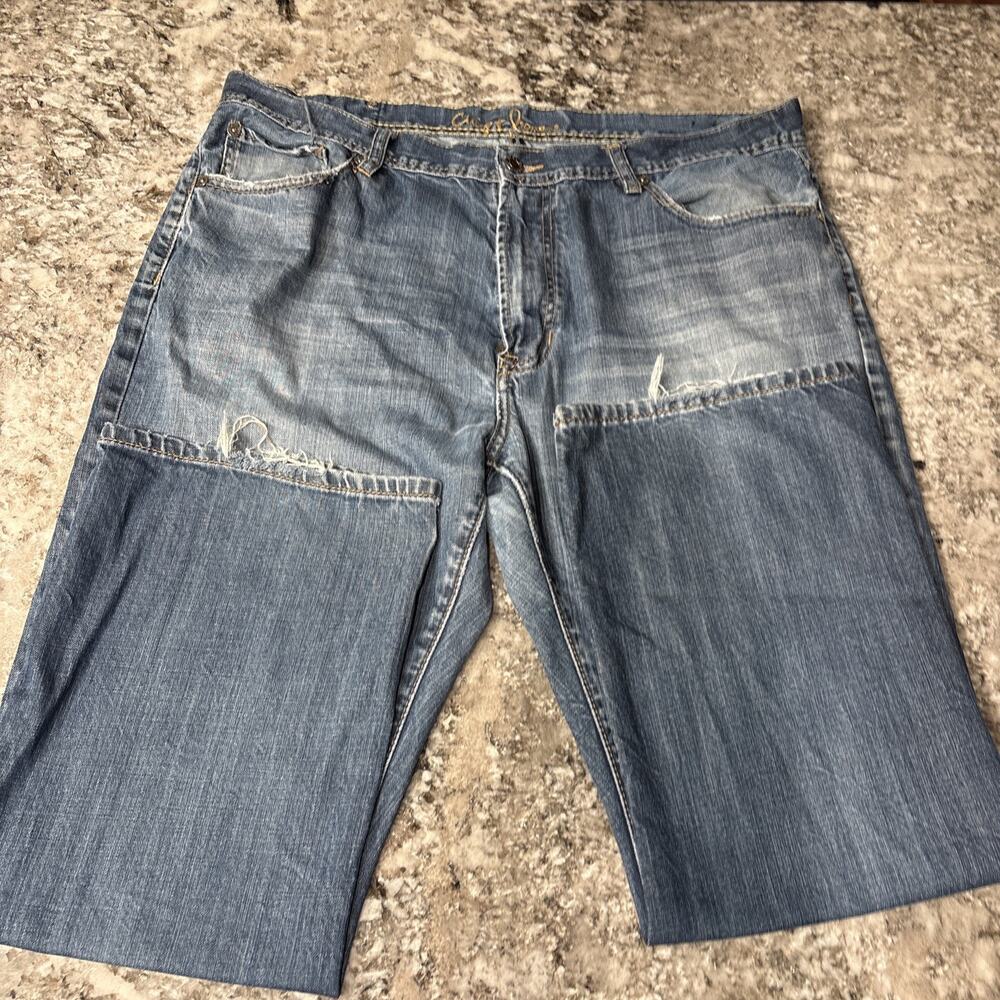 chip and pepper  Blue Denim Jeans Men’s Size 40x30 Straight Leg Casual Boot Cut